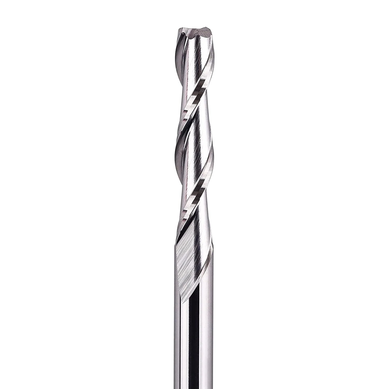 SpeTool Solid Carbide 1/8" Diam 1/8" SHK Up Cut Router Bit for Woodworking
