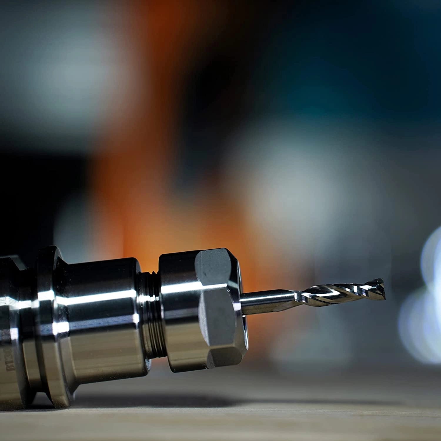 SpeTool 1/4 Diam Spiral SC Router Bits Up Cut End Mill for Woodworking