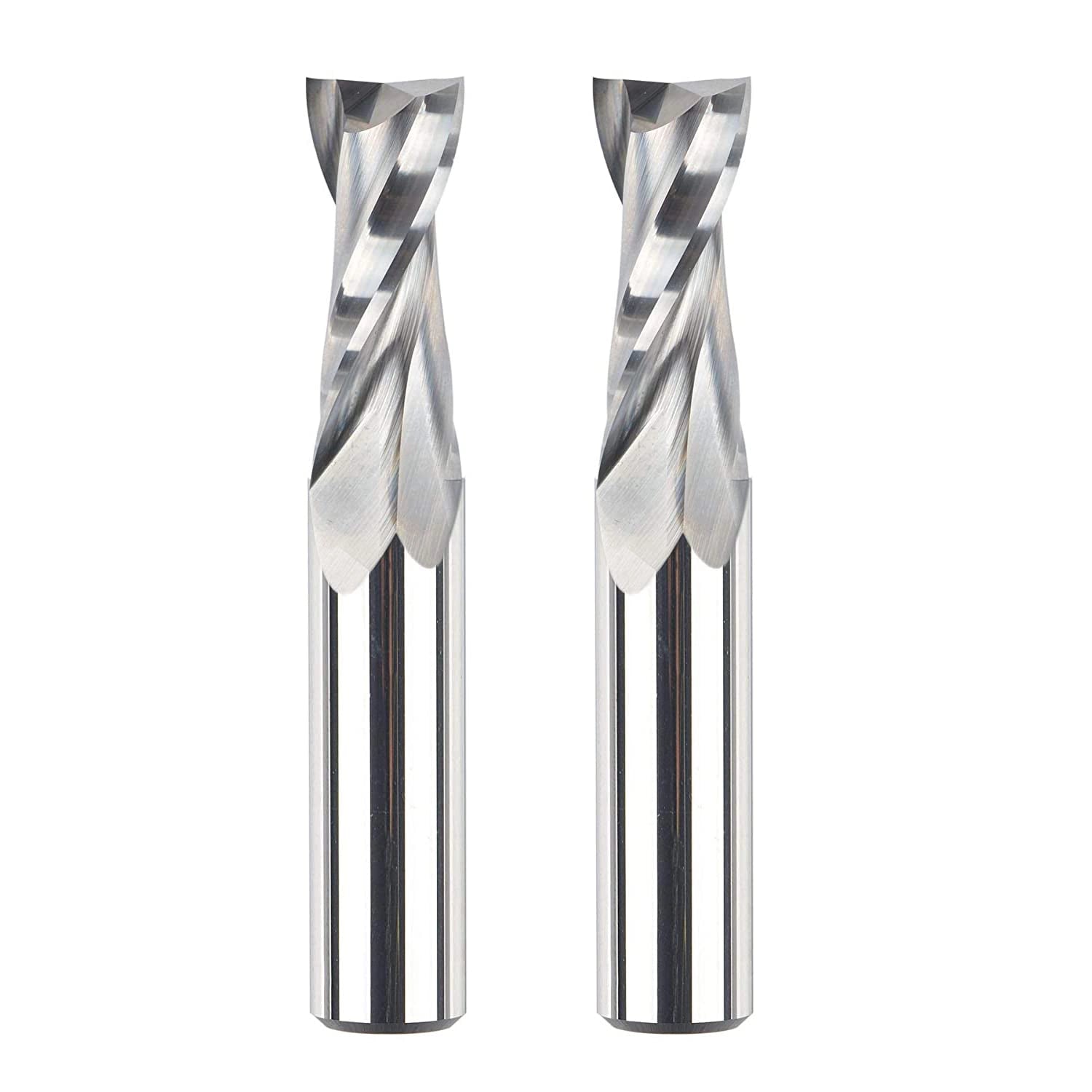 SpeTool W04003 SC Spiral Plunge 1/2" Dia x 1/2" Shank x 1-1/4" Cutting Length x 3" Long 2 Flute Up-Cut Router Bit
