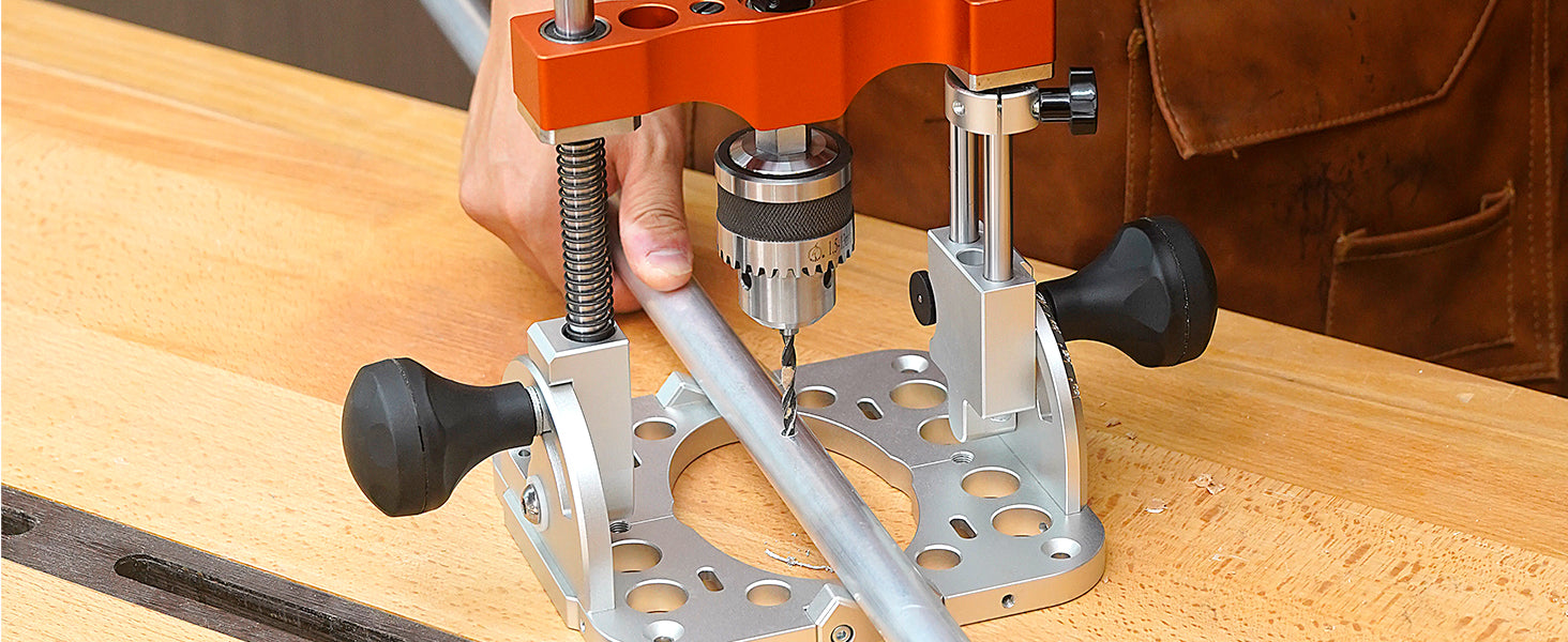 How to Use a Portable Drill Guide for Perfectly Centered Holes in Pipes