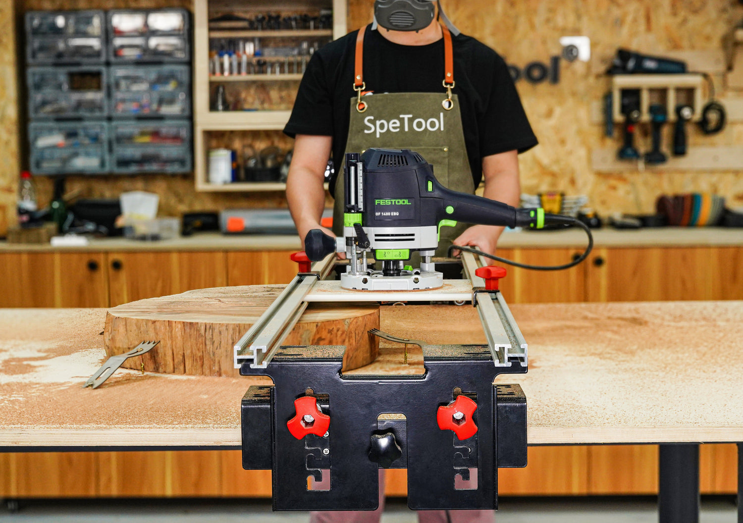 Why Aluminum Router Sleds are Best for Epoxy Tables