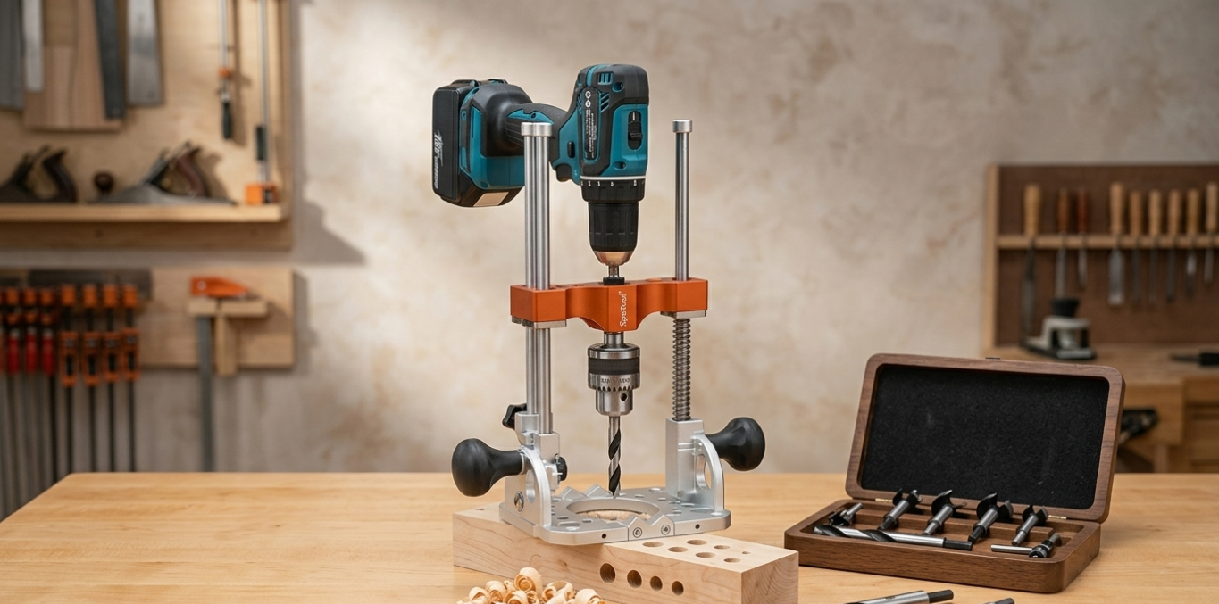 The Secret to Drilling Perfect 45-Degree Holes Without a Jig