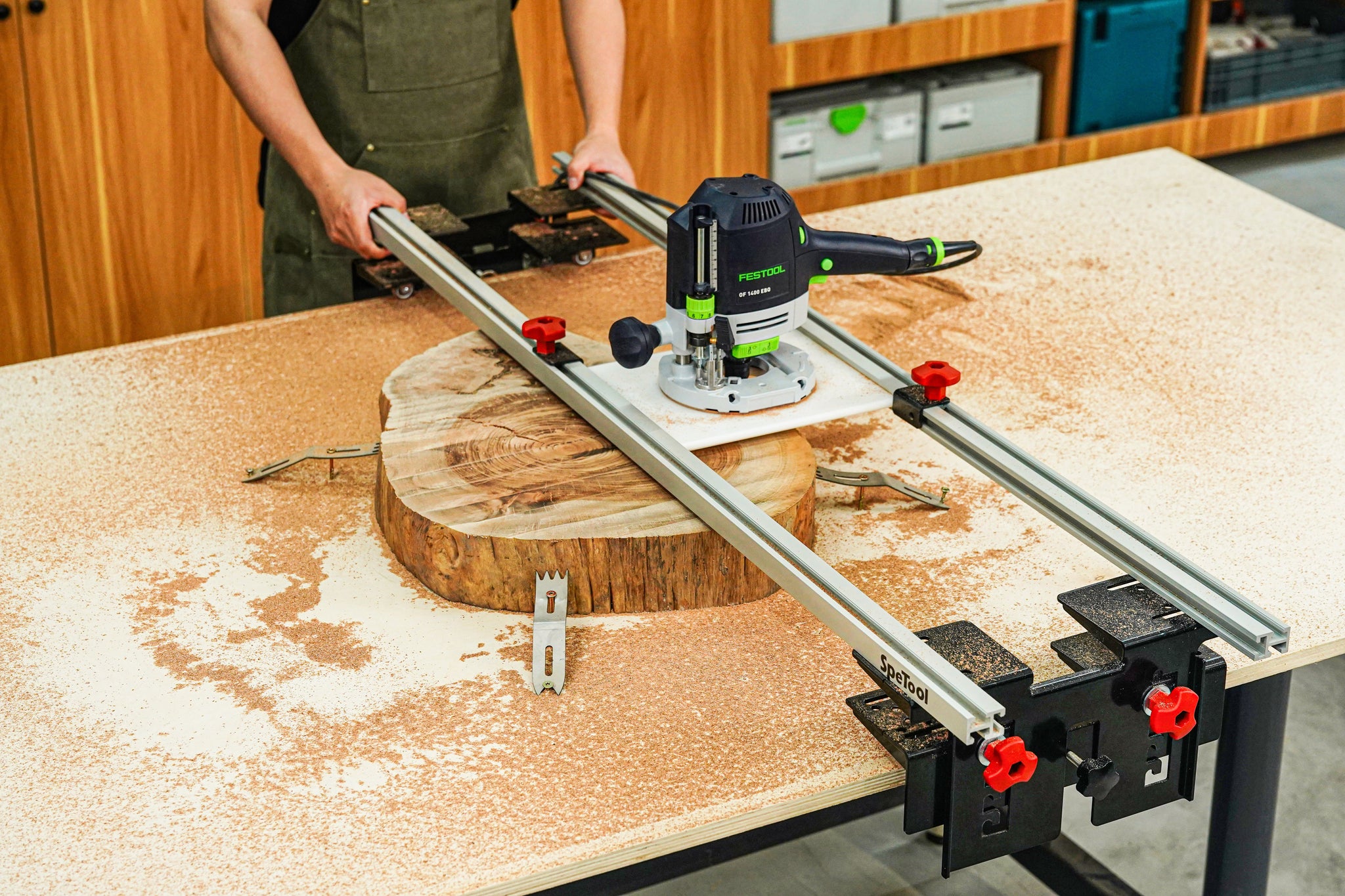 How to Achieve 90% Dust Capture with Your Router Flattening