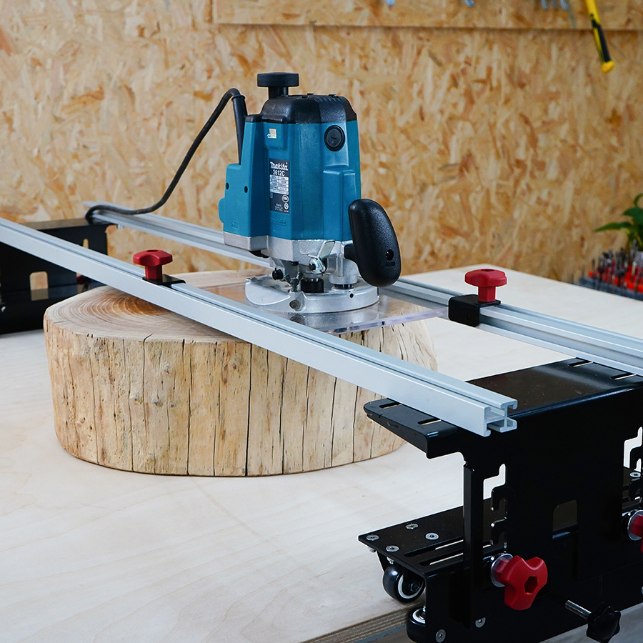 Router Sleds for Slab Flattening | SpeTool Wood Slab Leveling Systems