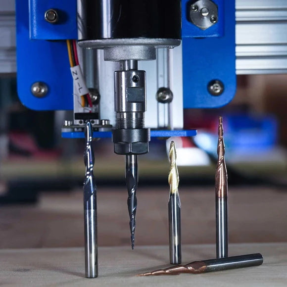 SpeTool Tapered Ball Nose Bits - Precision Tools for Smooth Curved Profiles