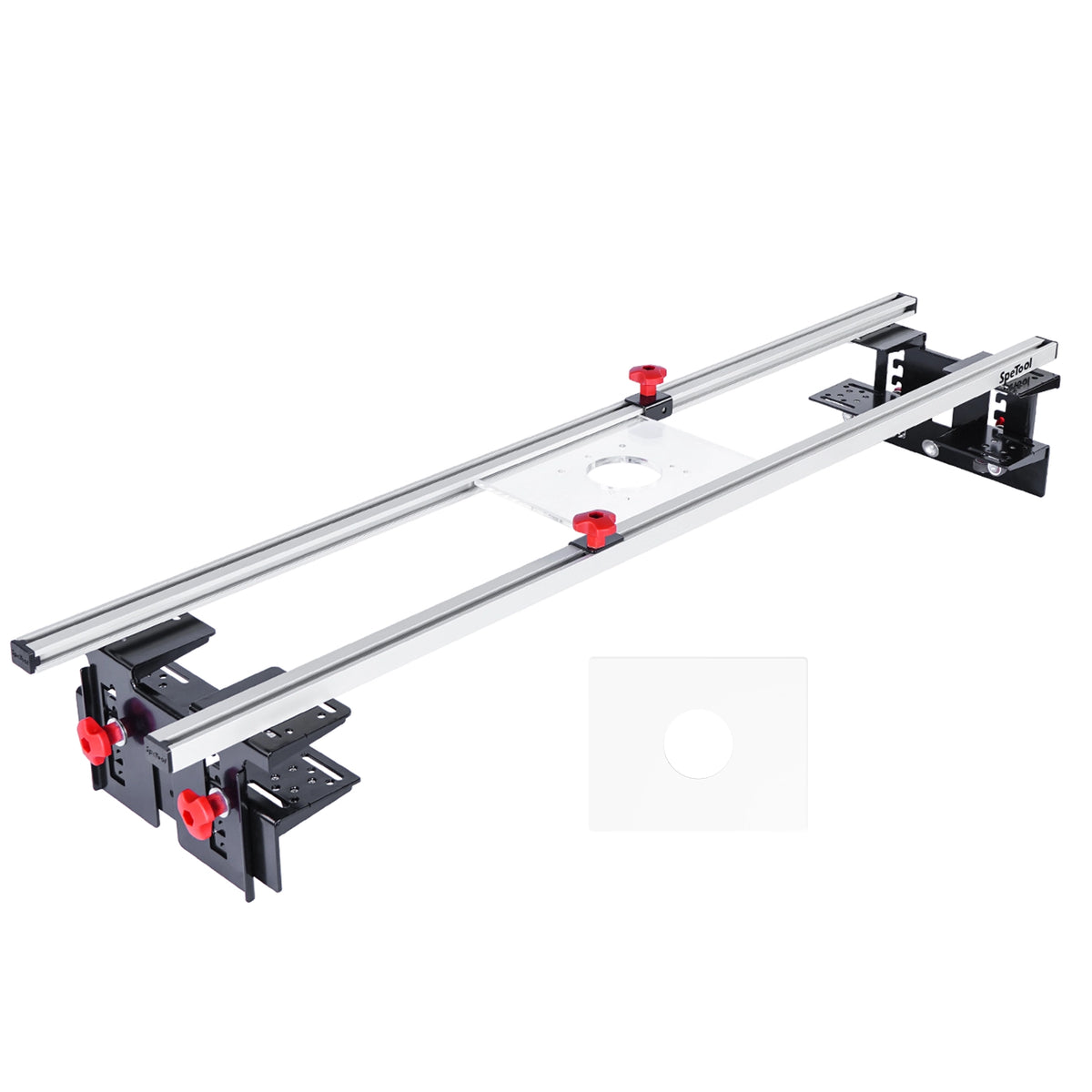 SpeTool Cratos S01001 PRO Machinist-Grade Router Sled - Wood Slab Flattening Mill