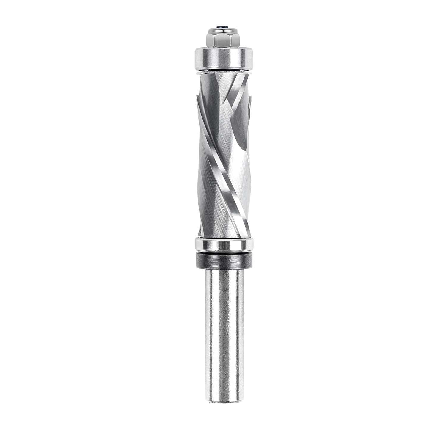 Spetool 3/4″ Spiral Compression Flush Trim Router Bit | 1/2″ Shank Dual Bearing Primary Product Image