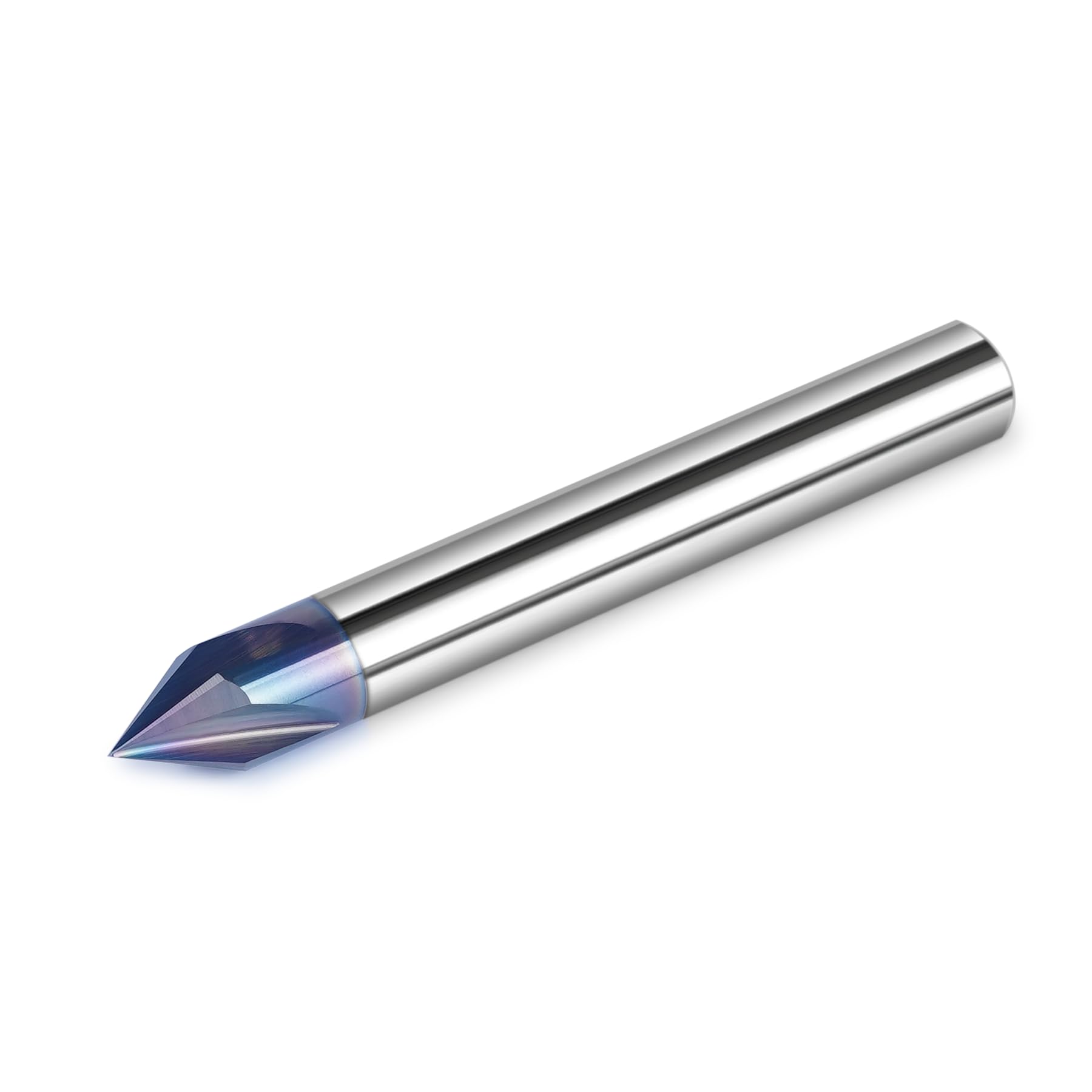 SpeTool W06006 SPE-X Extra Tool Life Coated Solid Carbide V Groove 60 Deg 1/4" Dia x 1/4" Shank x 2" Long 4 Flute Router Bit