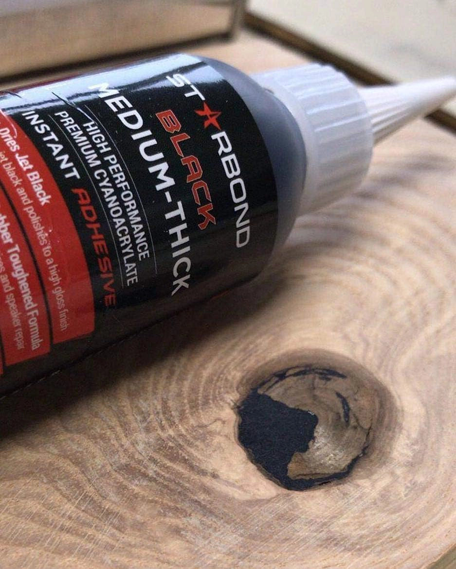 Starbond Black Medium-Thick CA Glue (Premium Cyanoacrylate Super