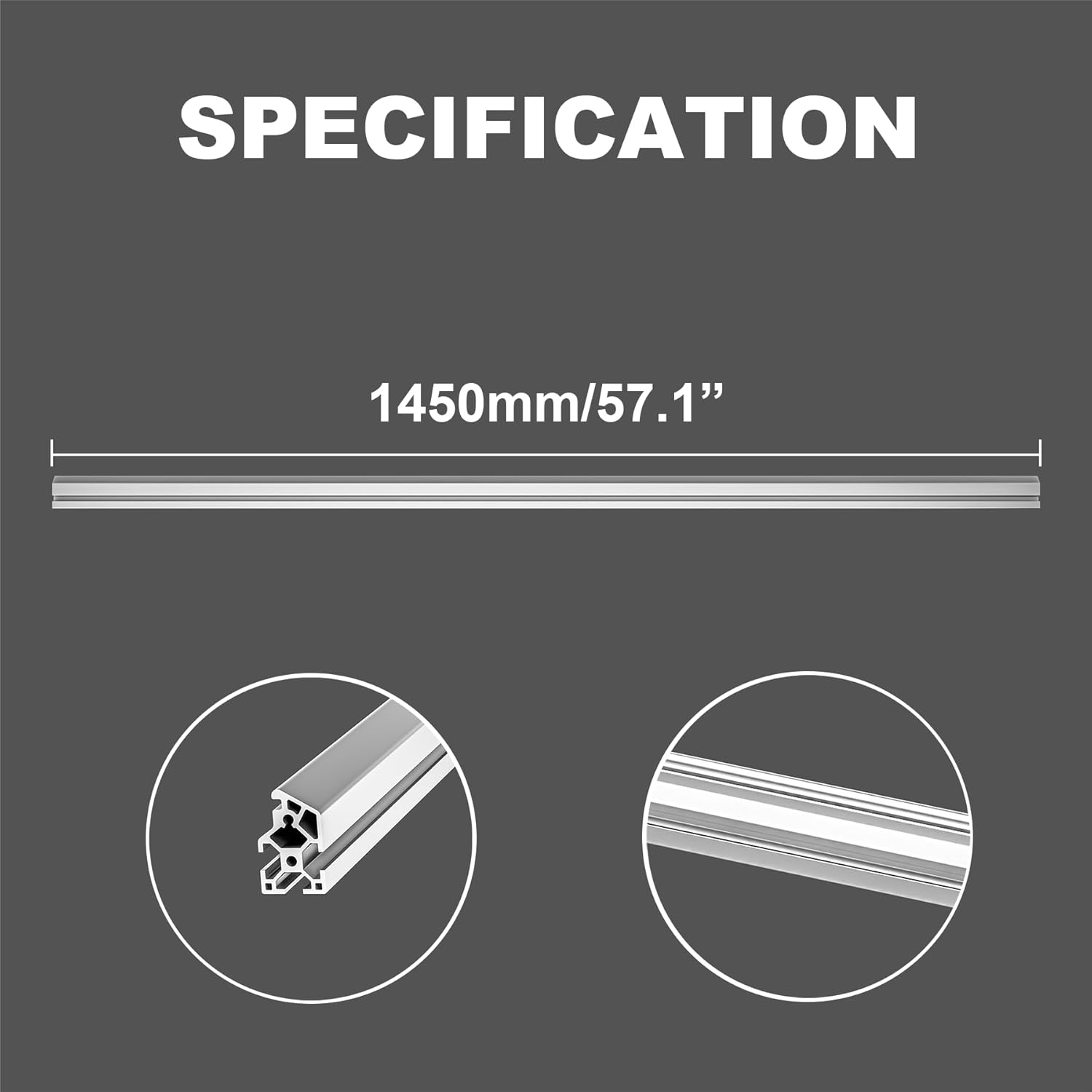 SpeTool Extending Linear Rails for Xpert Router Sled Aluminum Alloy Linear