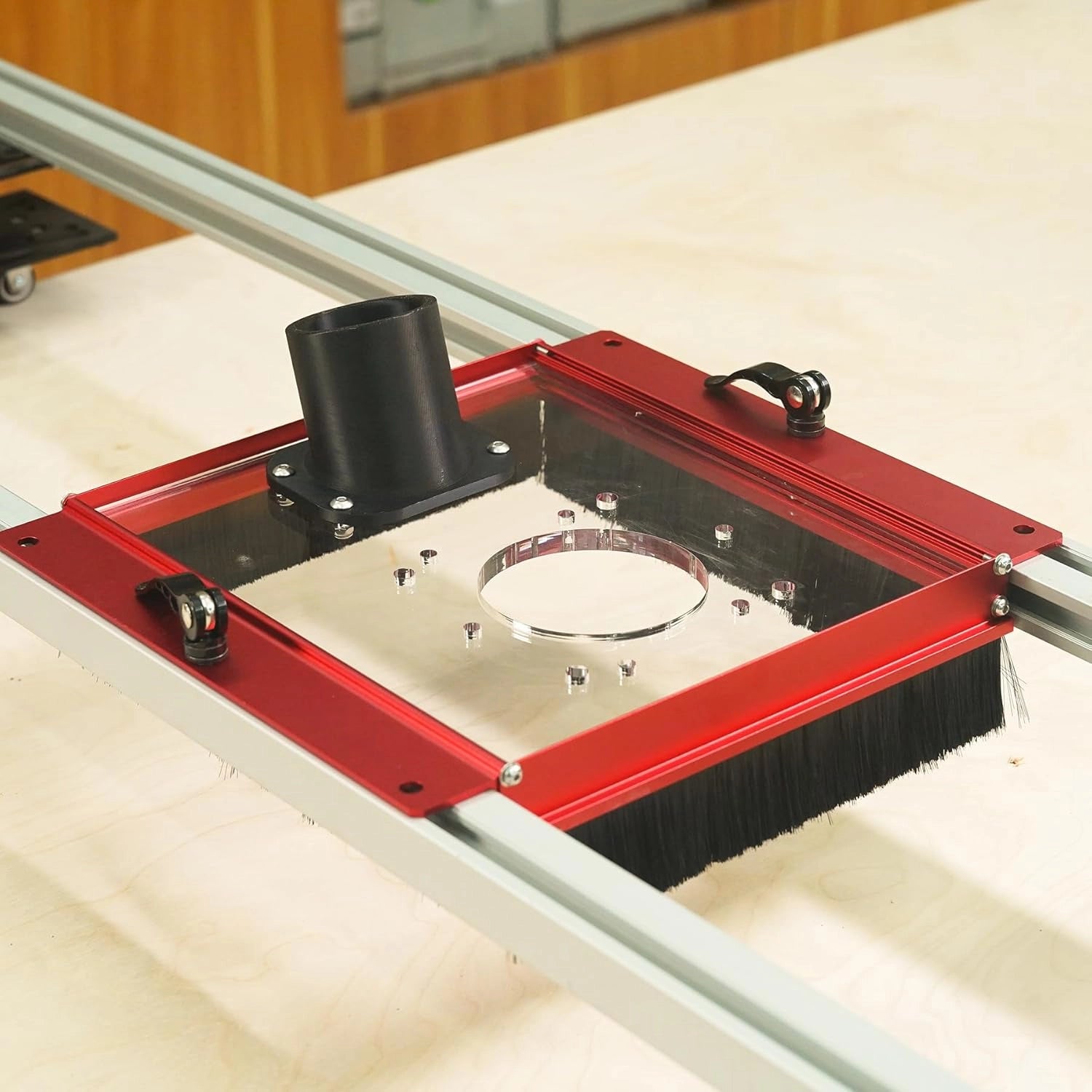 SpeTool S01001 Router Sled & S01002 Dust Collection Shroud Bundle Set