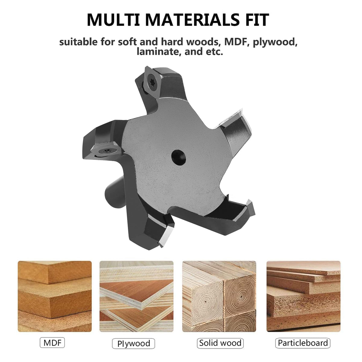SpeTool Slab Flattening Router Bit, 3-1/4