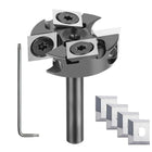 SpeTool spoilboard surfacing router bit inserts, 1-1/4-inch cutting diameter, 1/4-inch shank (product image)
