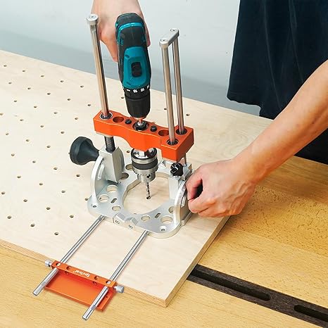 SpeTool S04001 Portable Drill Guide & S04004 Drill Fence Bundle Set