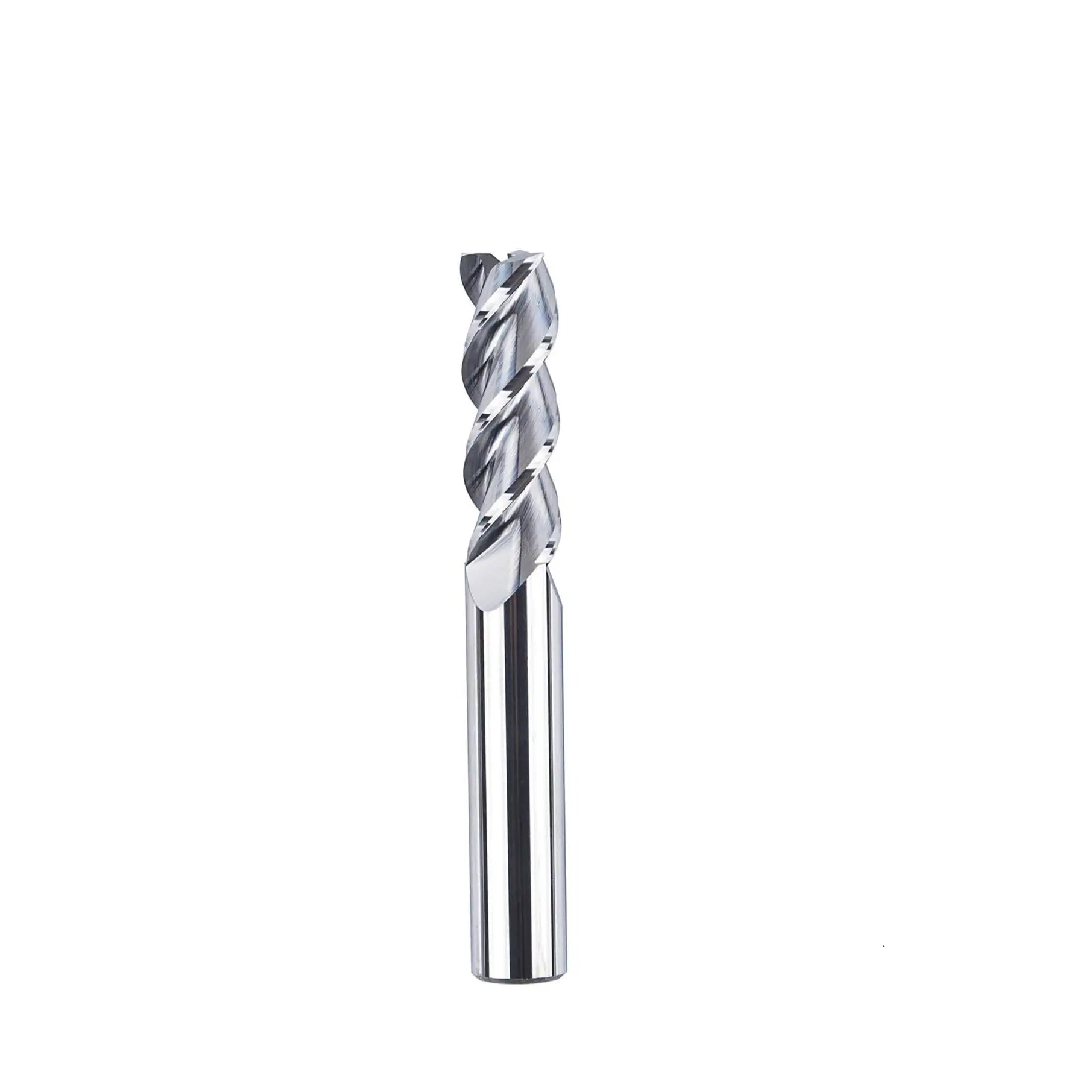SpeTool EU Solid Carbide 3 Flutes Aluminium Milling Cutter with 8 mm Cutting Diameter x 20 mm Cutting Length, 8 mm Shank End Mill for Aluminium and Plastic