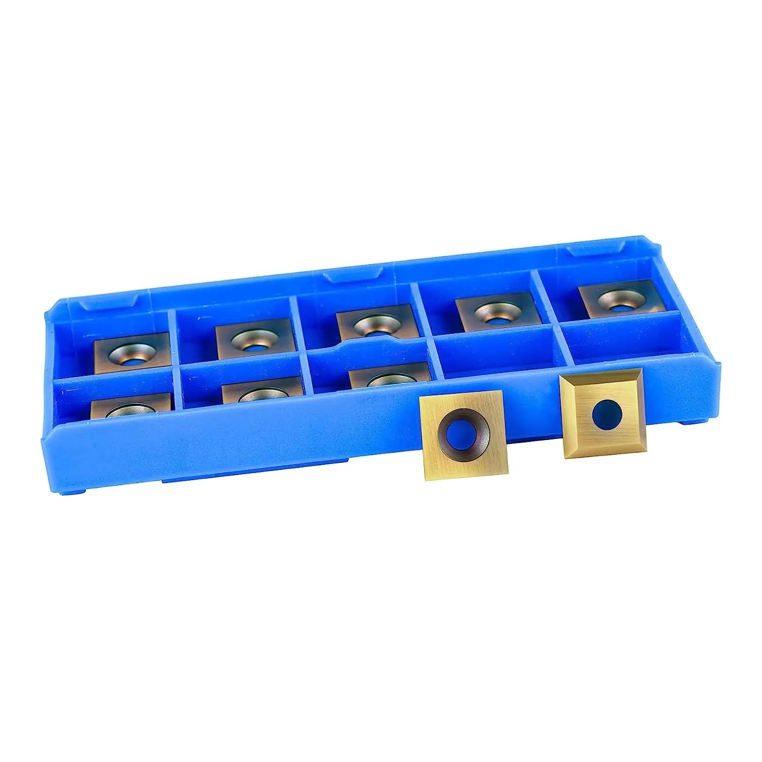 SpeTool 10 adet 10.5MM x 10.5MM x 2.2MM Karbür Uç Değiştirme için Yönlendirici U SpeTool 10 adet 10.5MM x 10.5MM x 2.2MM Karbür Uç Değiştirme için Yönlendirici U