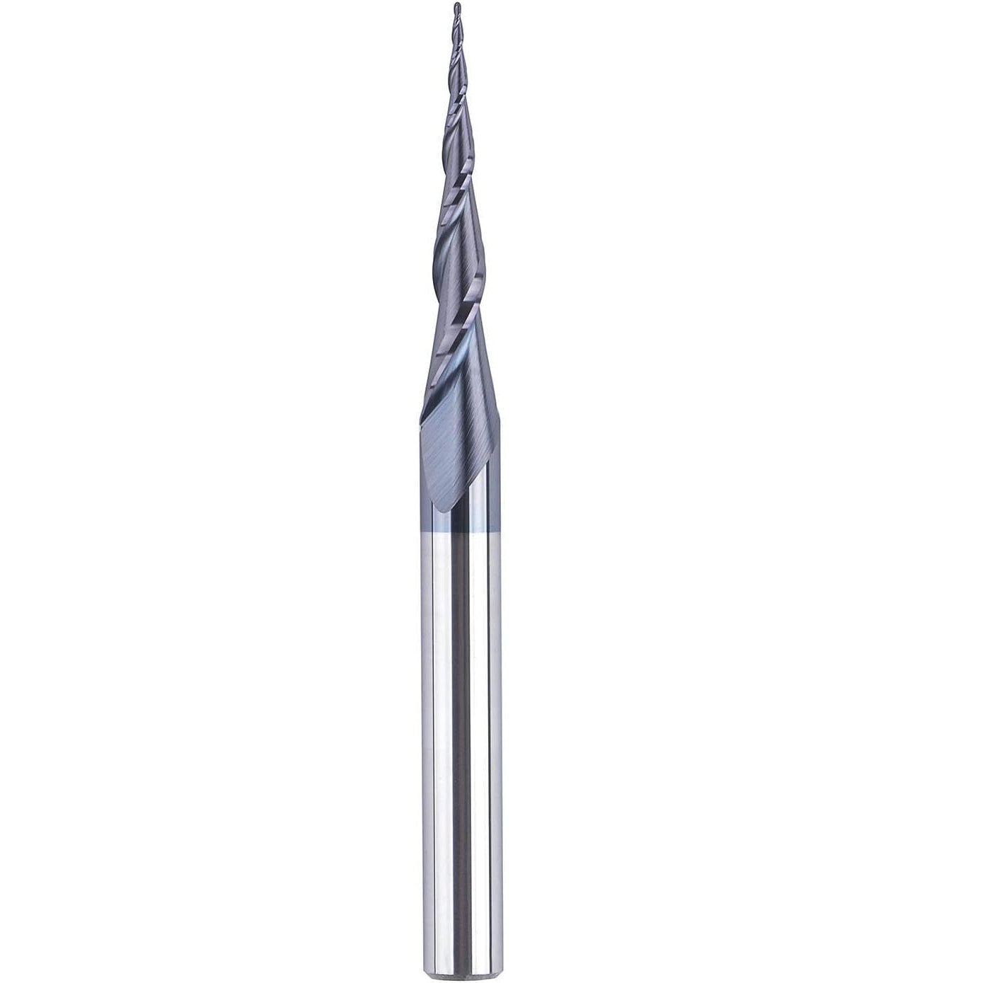 SpeTool EU 0.25MM Radius x 3.175MM SHANK x 15MM CL x 38.1MM OVL Tapered Ball Nose 2D & 3D Carving Router Bit