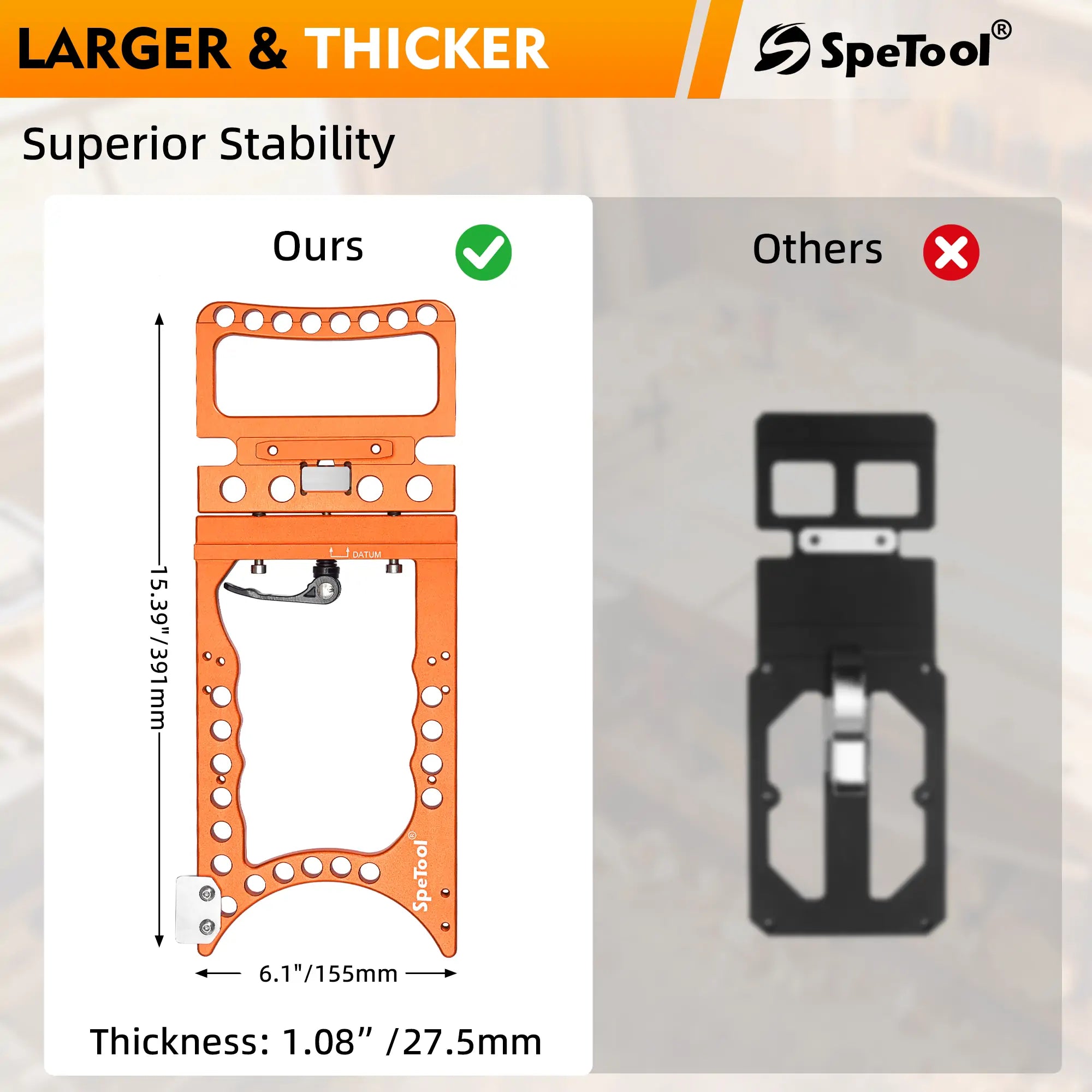 90° Precision Track Saw Square Rail Guide  SpeTool