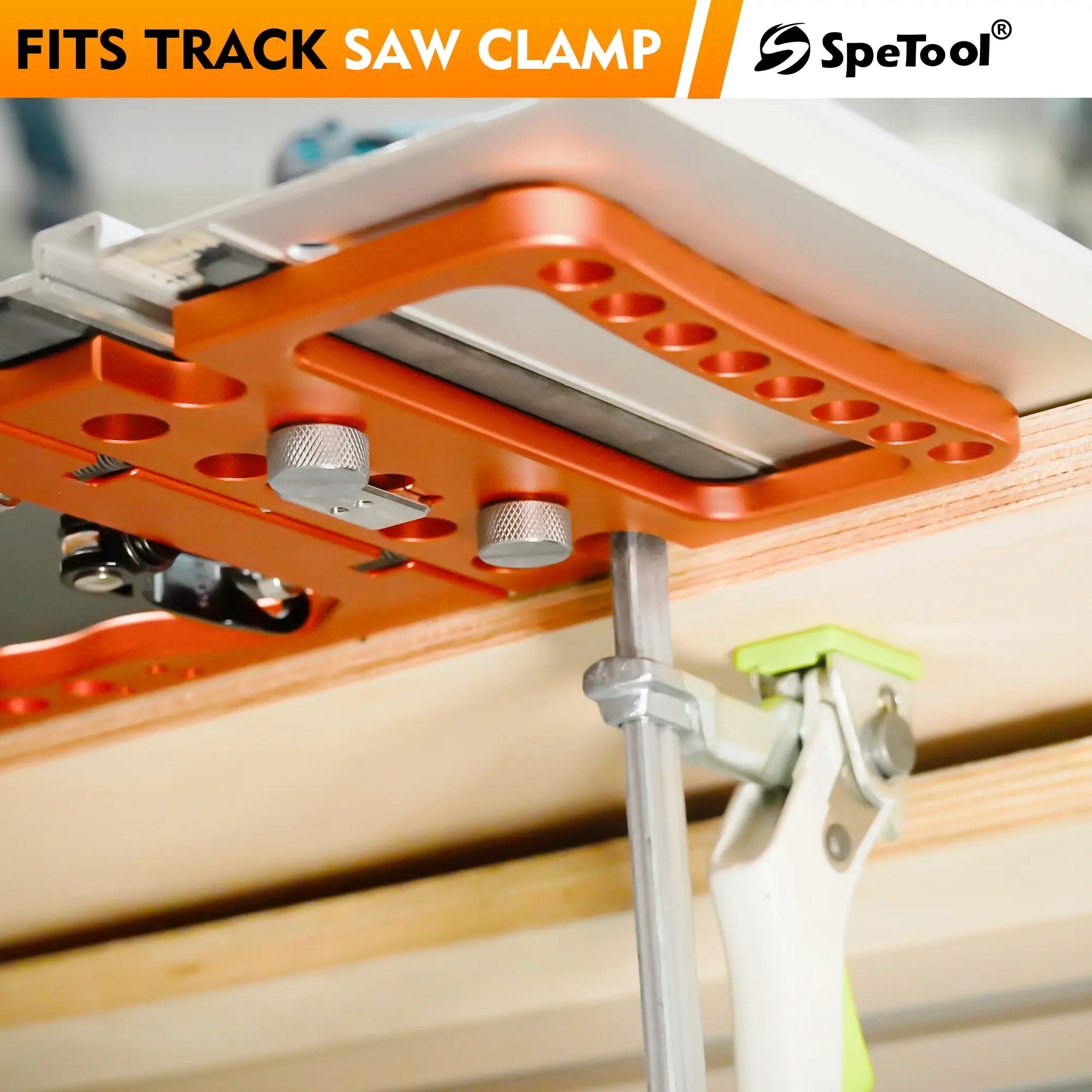 90° Precision Track Saw Square Rail Guide SpeTool