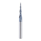 SpeTool 2D/3D Carving  0.5mm Radius Ball Nose TiAIN Coated 1/4 Router Bit 
