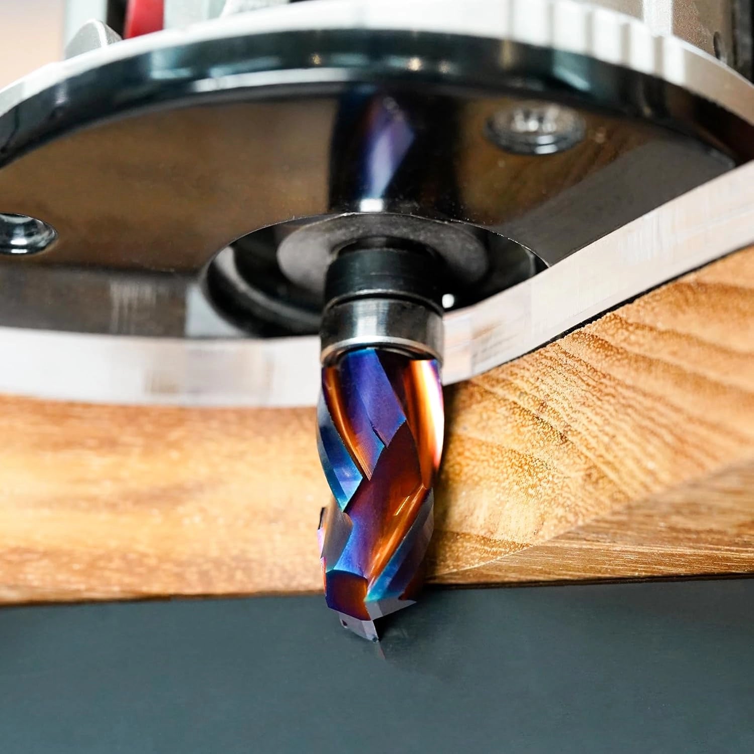 SpeTool CompressionFlushTrimRouterBitwithTopBearing