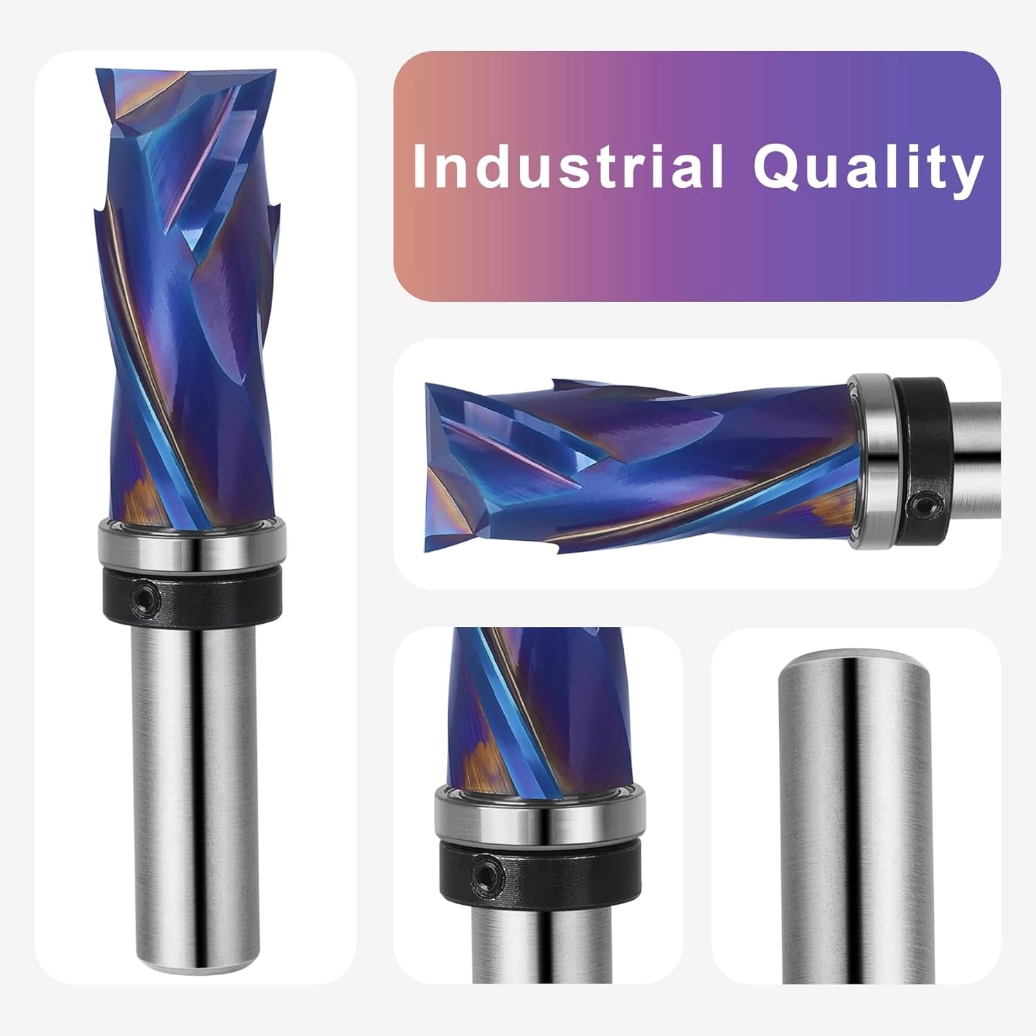 SpeTool CompressionFlushTrimRouterBitwithTopBearing