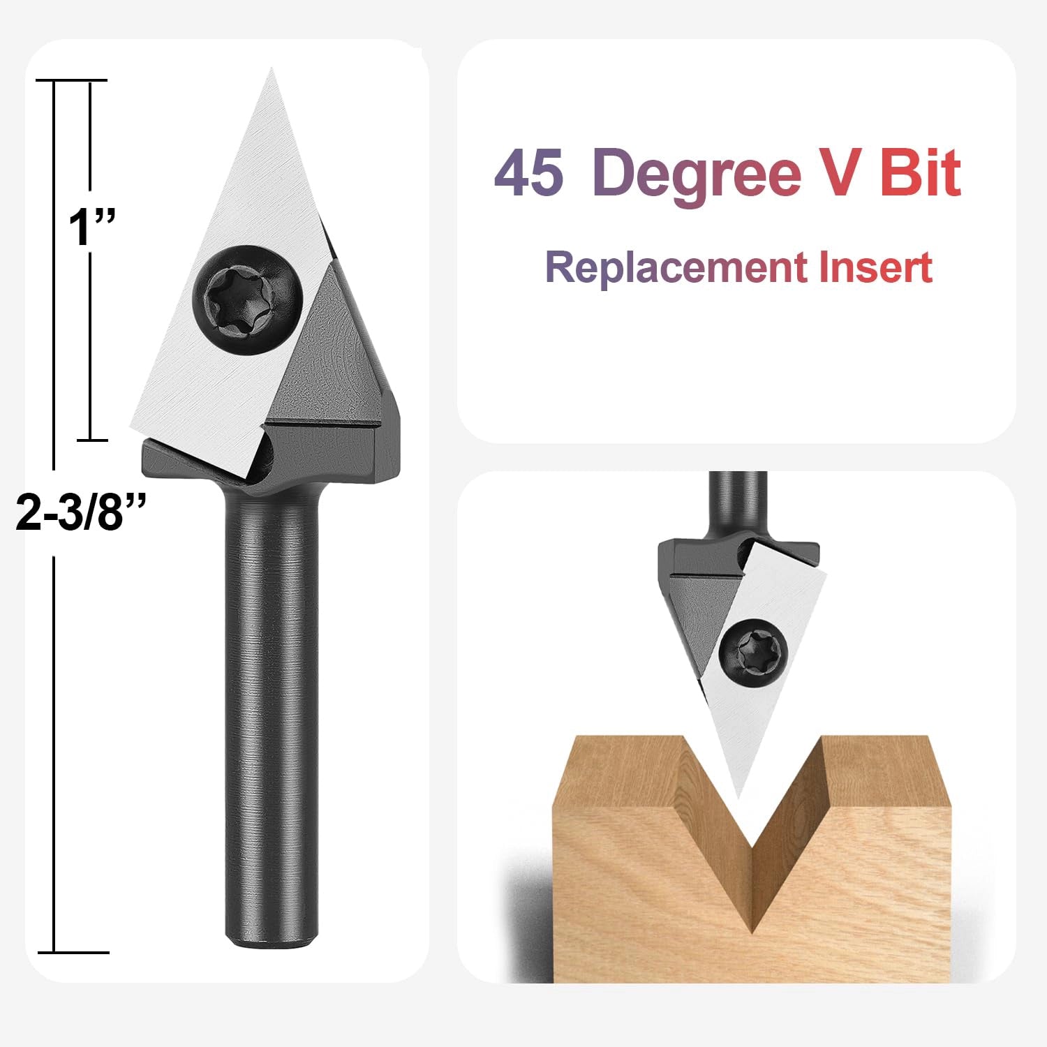 SpeTool V Groove Router Bits Precision Tools for Clean VShaped Grooves