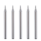 SpeTool 5pcs 1/32" Dia 1/8" SHK 3 Flutes Router Bits for Aluminum Cut