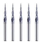 SpeTool CNC 2D 3D Carving R0.25mm 5.12 Deg Tapered Ball Nose Router bit