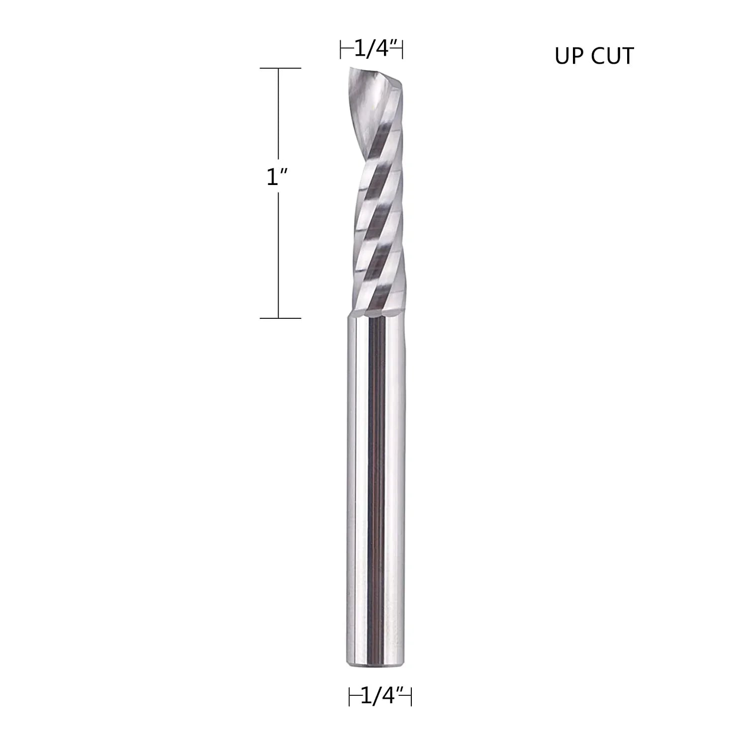 Freud 74-214 O-Flute Down Spiral Bit, 1/2\" Dia