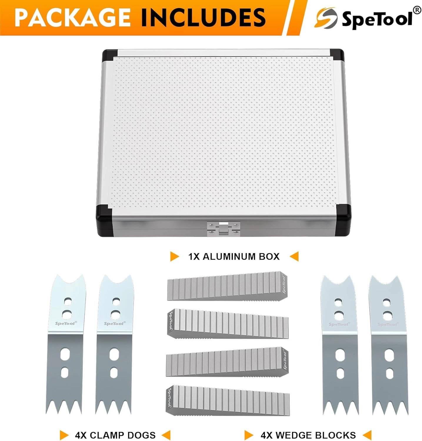 SpeToolSlabClampingDogsKitforRouterSledwithCase Application Image