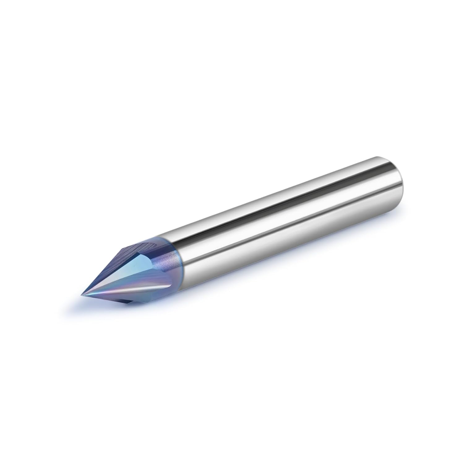 SpeTool W06017 SPE-X Extra Tool Life Coated Solid Carbide V Groove 45 Deg 1/4" Dia x 1/4" Shank x 2" Long 4 Flute Router Bit