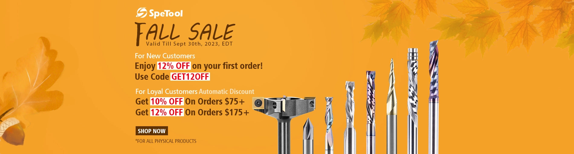 SpeTool Router Bits Fall Sale 2023