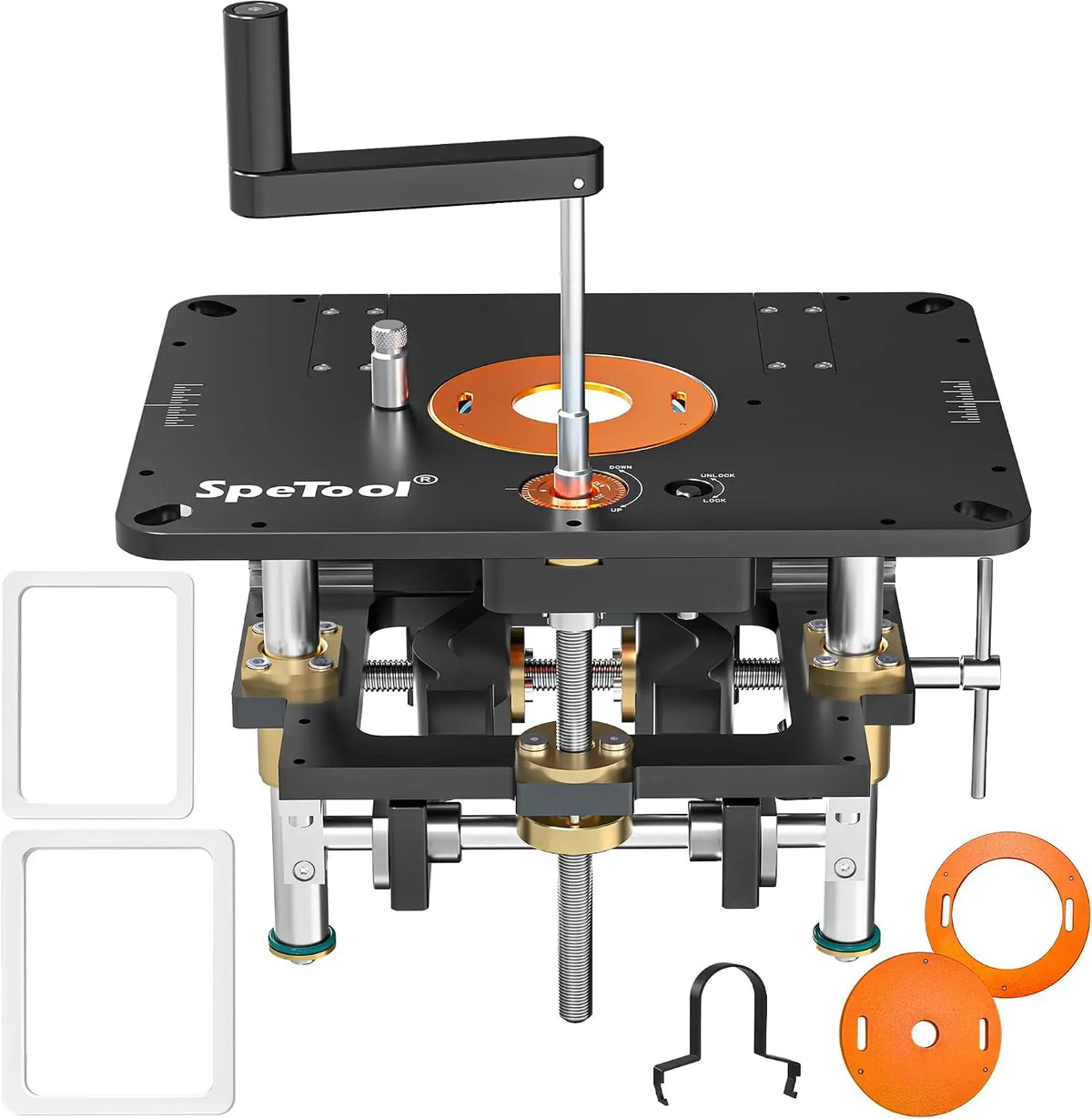 SpeTool P01002 Router Lift-For Woodworking
