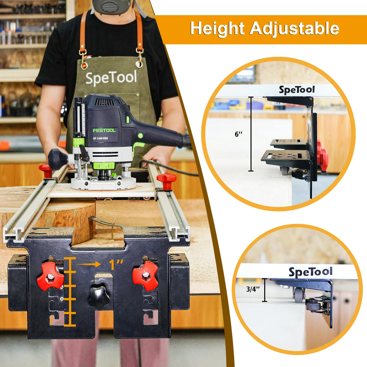 Spec Tool Router Sled SpeTool Router Sled for Slab Flattening Maximum processing width 120cm