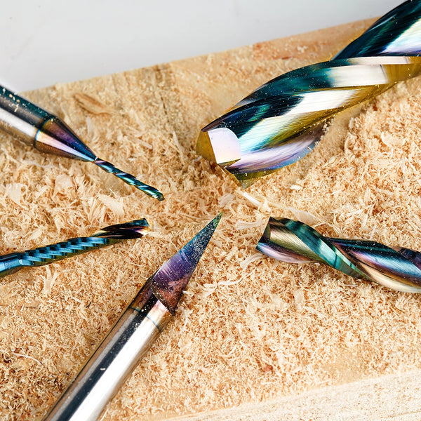 SpeTool SPEX 1/4 Dia Carbide Compression Router Bit For Woodworking