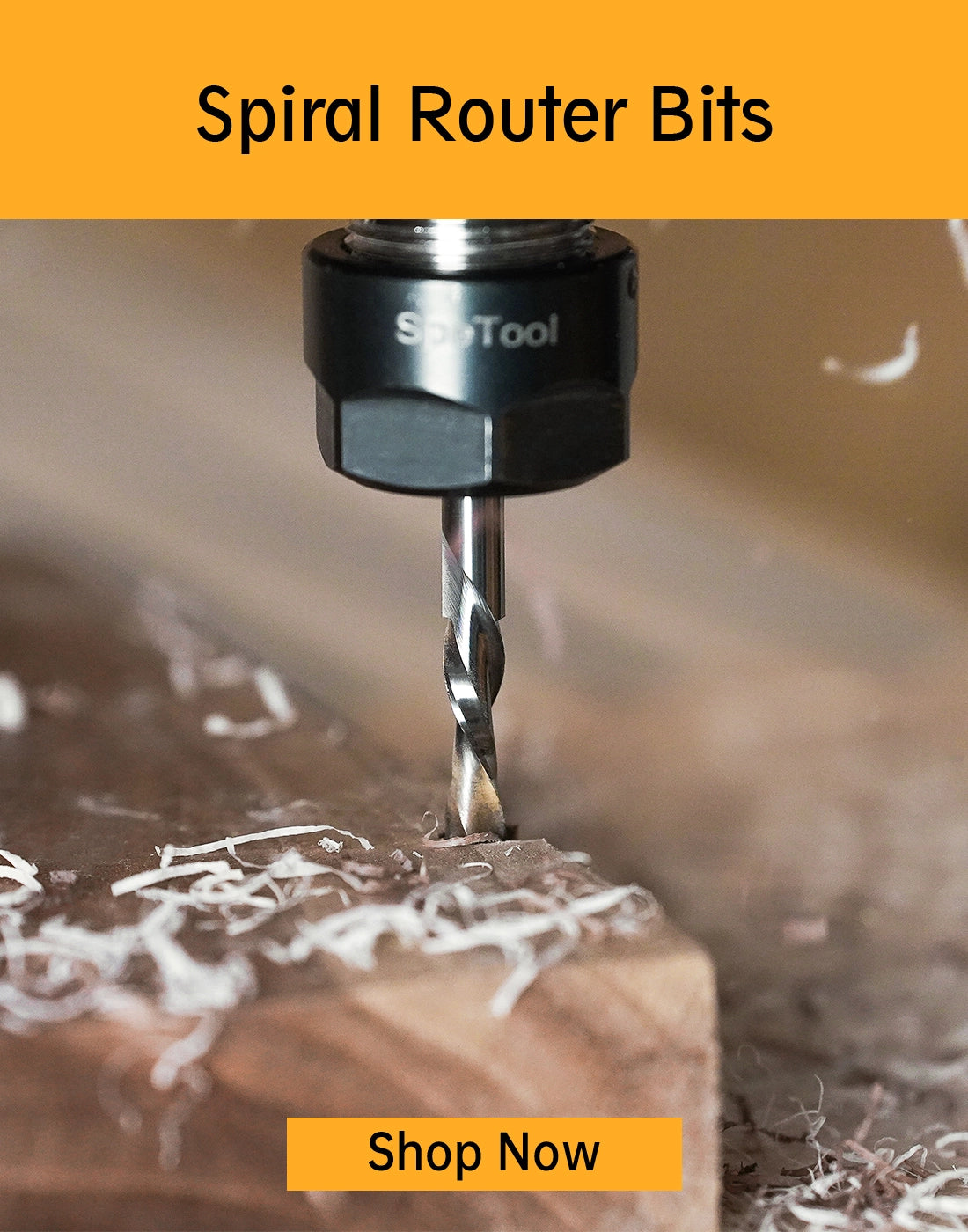 SpeTool Spiral Router Bits