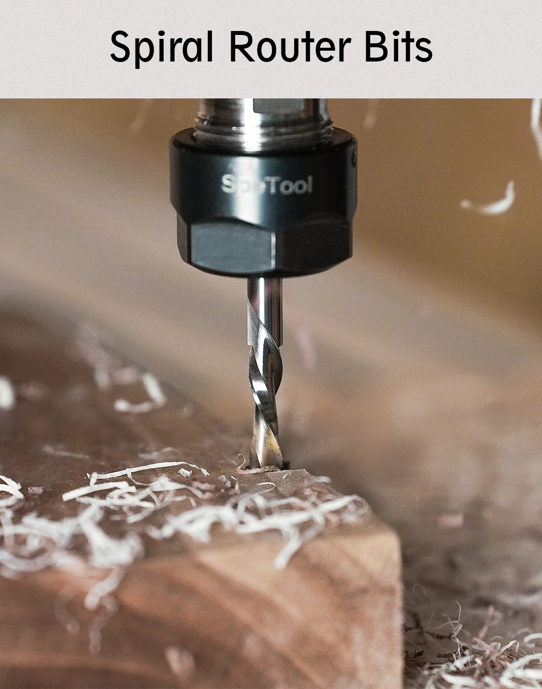 SpeTool Spiral router bits