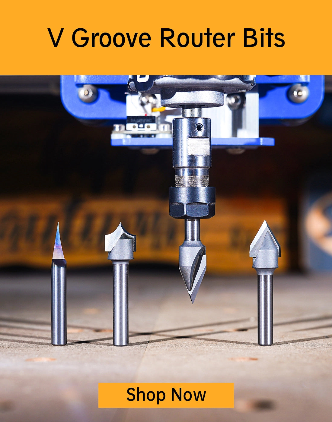 SpeTool V Groove bits