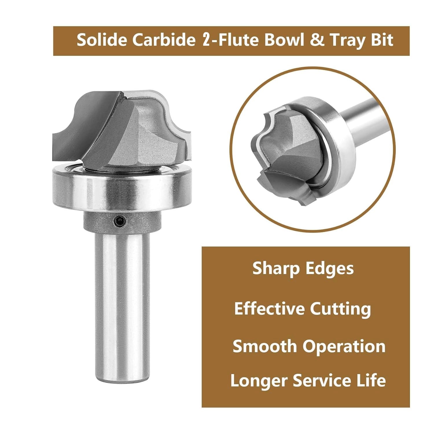 SpeTool W08012 Juice Groove Router Bits sharp edges