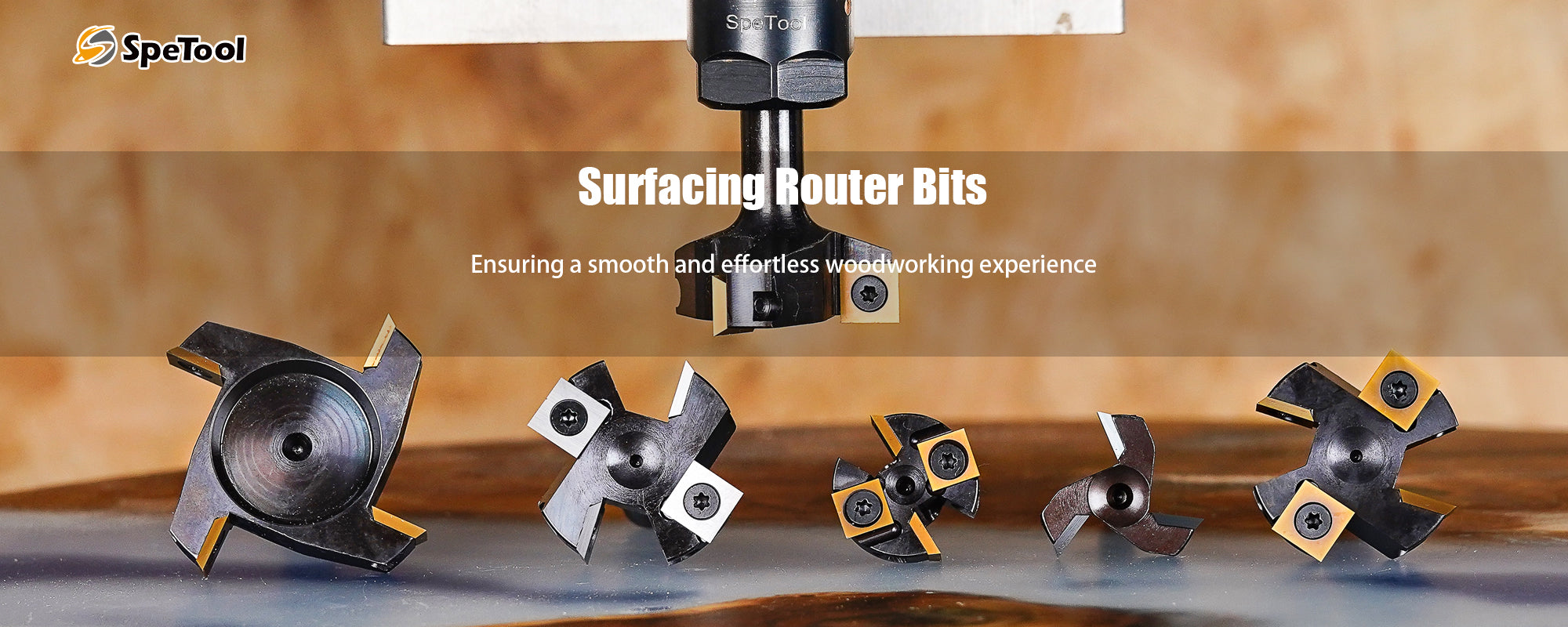SpeTool surfacing router bits