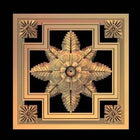 Archivo de tallado CNC de flor de hielo tallado en 3D