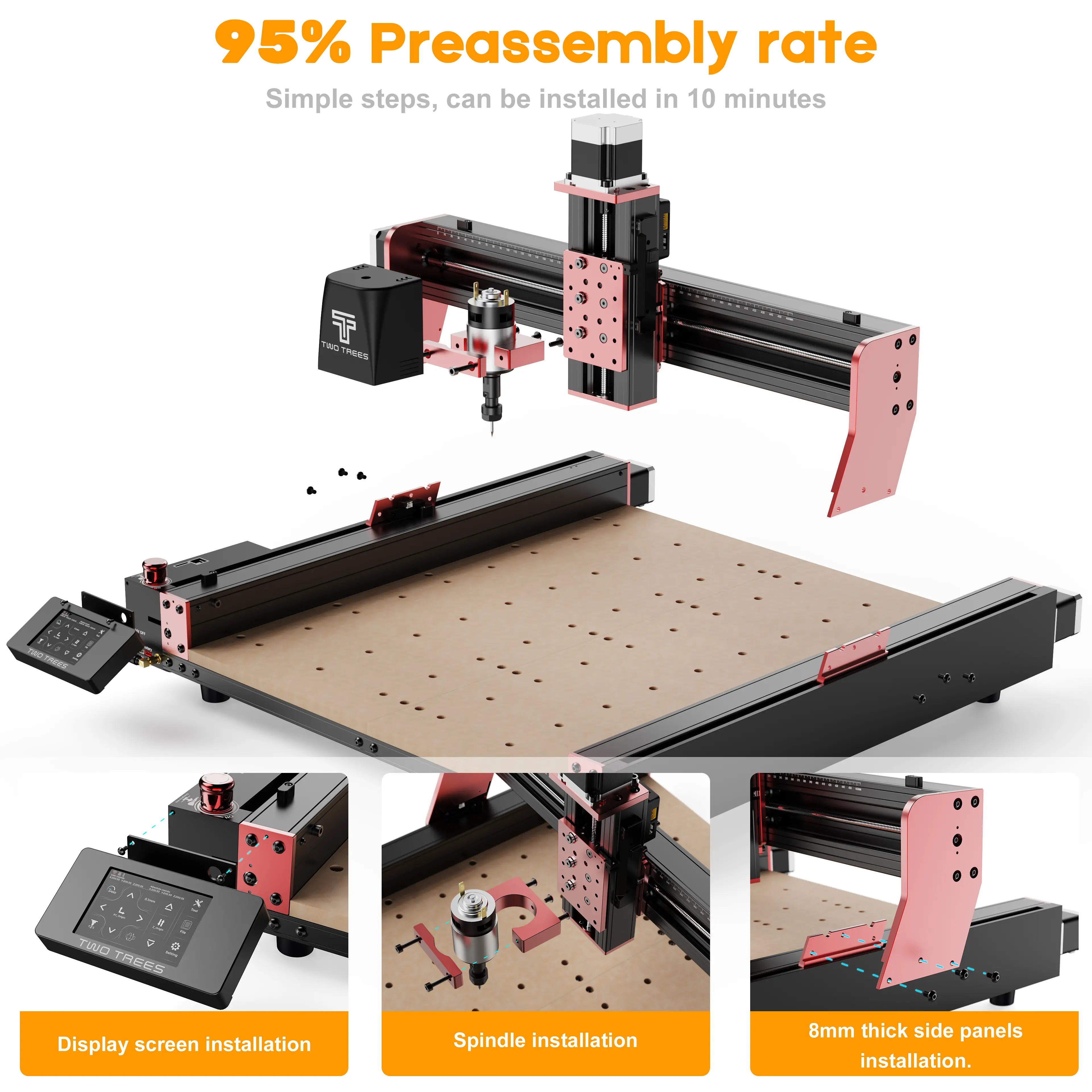 Two Trees TTC-450 PRO CNC Router Machine (TWOTREES official shipping and after-sales )