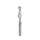 SpeTool EU W04801 Ball End Mill 6 mm Cutting Diameter 6 mm Shank 24 mm Cutting Length Double Flute Router Bit Solid Carbide Milling Cutter for DIY Woodworking Carving Engraving