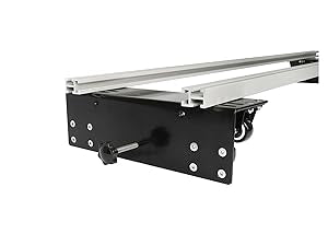 <p><strong>Y-axle fixed sled location</strong><br/>Y-axle fixed sled location by fix knob<br/><br/><strong>Range</strong><br/>Unlimited workbench length</p>