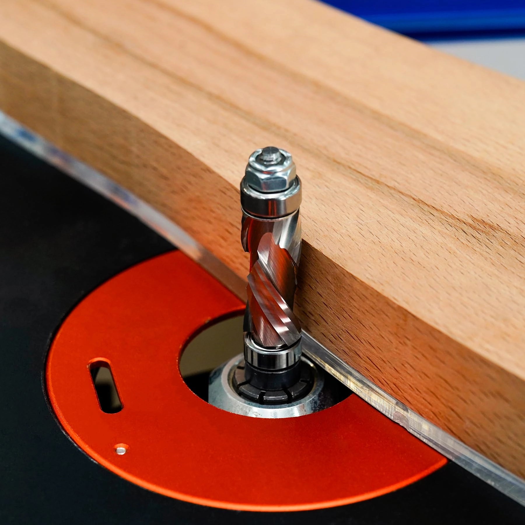 Spetool 3/4″ Spiral Compression Flush Trim Router Bit | 1/2″ Shank Dual Bearing Primary Product Image