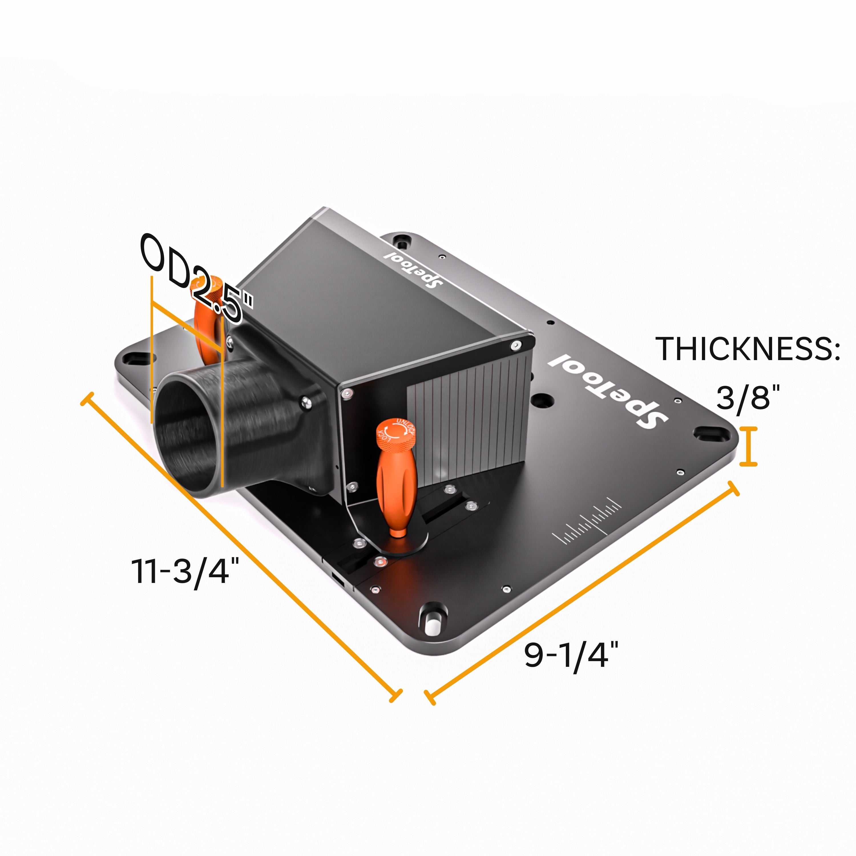 [Pre-Sale] SpeTool P01001 High-Precision Aluminum Router Table Insert Plate