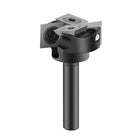 SpeTool spoilboard surfacing router bit, 1-inch diameter, 1/4-inch shank, 2+2 flutes (product image)