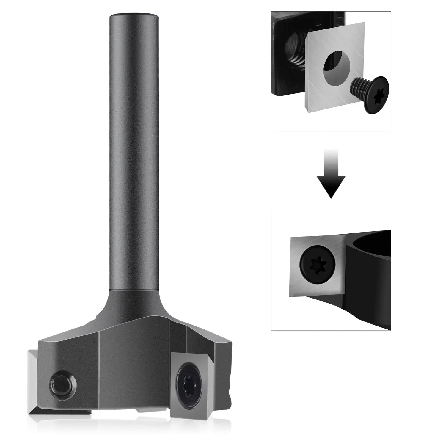 3-wing Surfacing Router Bit Planer Bit 2" Diam SpeTool