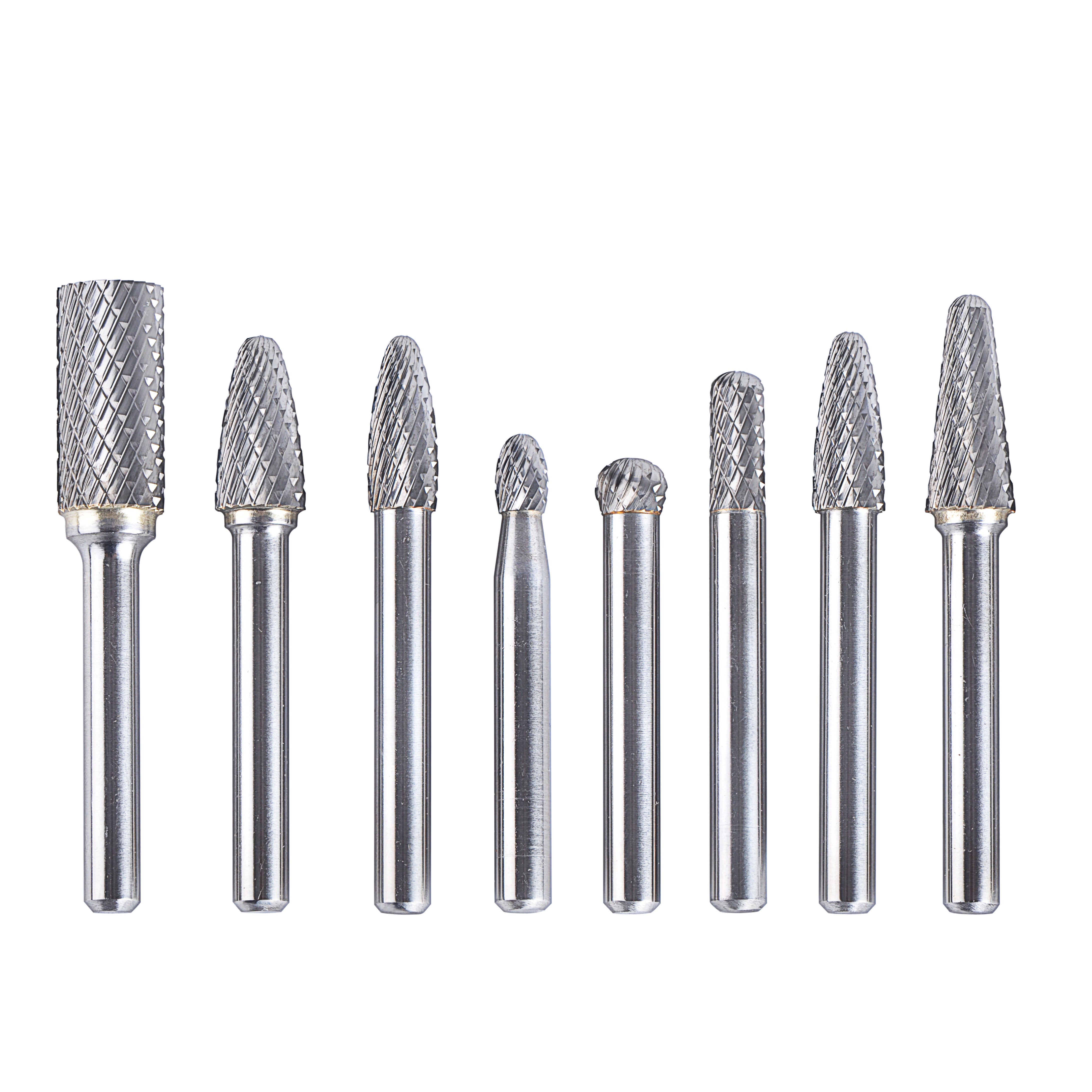 !Discontinued: SpeTool O02002 Carbide Rotary Burr Set Double Cut Die Grinder bits 1/4 inch shank 8Pcs/Pack-3